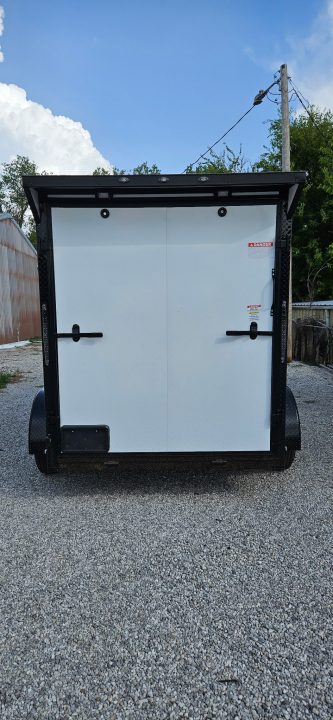New 2026 Family Trailer 6x12 Tandem Axles Cargo / Enclosed Trailer- Screwless Exterior- Blackout Pkg- Rear Spoiler