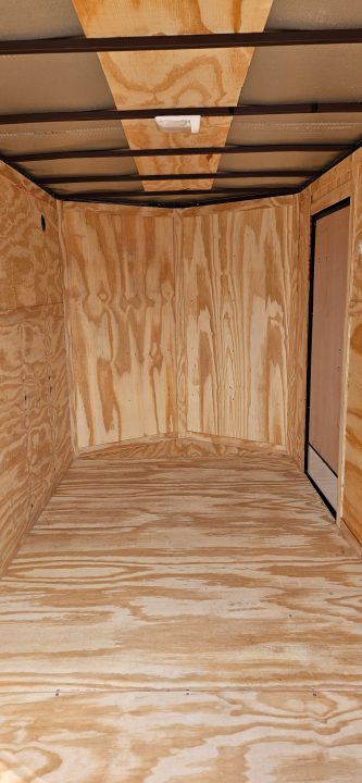 New 2026 Family Trailer 6x12 Tandem Axles Cargo / Enclosed Trailer- Screwless Exterior- Blackout Pkg- Rear Spoiler