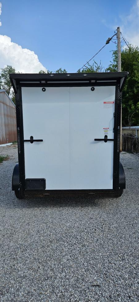 New 2026 Family Trailer 6x12 Tandem Axles Cargo / Enclosed Trailer- Screwless Exterior- Blackout Pkg- Rear Spoiler