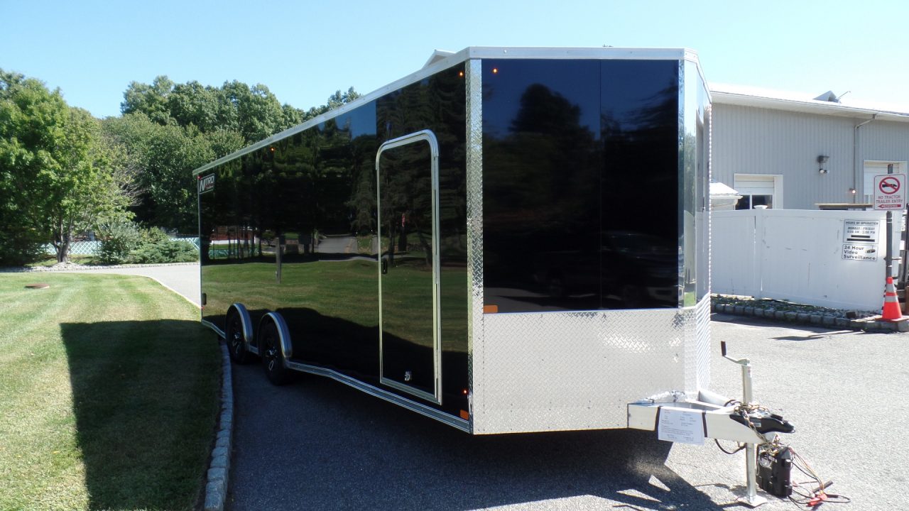 New 2027 Nitro Sport Car Hauler 8.5X24, V nose with Escape Door Car / Racing Trailer