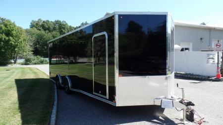 New 2027 Nitro Sport Car Hauler 8.5X24, V nose with Escape Door Car / Racing Trailer