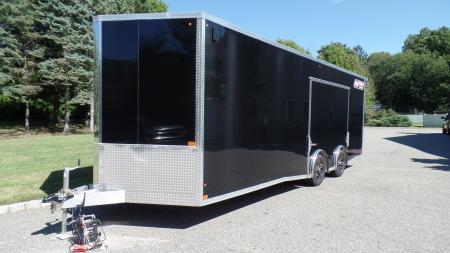 New 2027 Nitro Sport Car Hauler 8.5X24, V nose with Escape Door Car / Racing Trailer