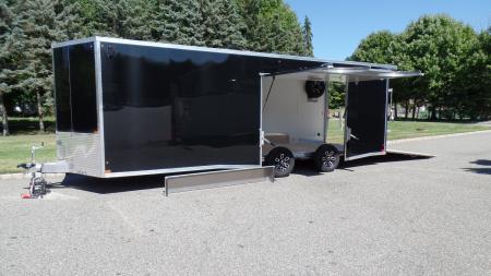 New 2027 Nitro Sport Car Hauler 8.5X24, V nose with Escape Door Car / Racing Trailer