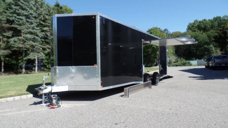 New 2027 Nitro Sport Car Hauler 8.5X24, V nose with Escape Door Car / Racing Trailer