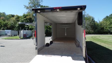 New 2027 Nitro Sport Car Hauler 8.5X24, V nose with Escape Door Car / Racing Trailer