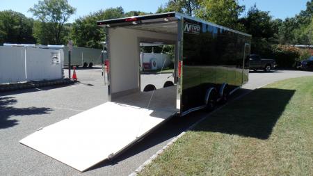New 2027 Nitro Sport Car Hauler 8.5X24, V nose with Escape Door Car / Racing Trailer