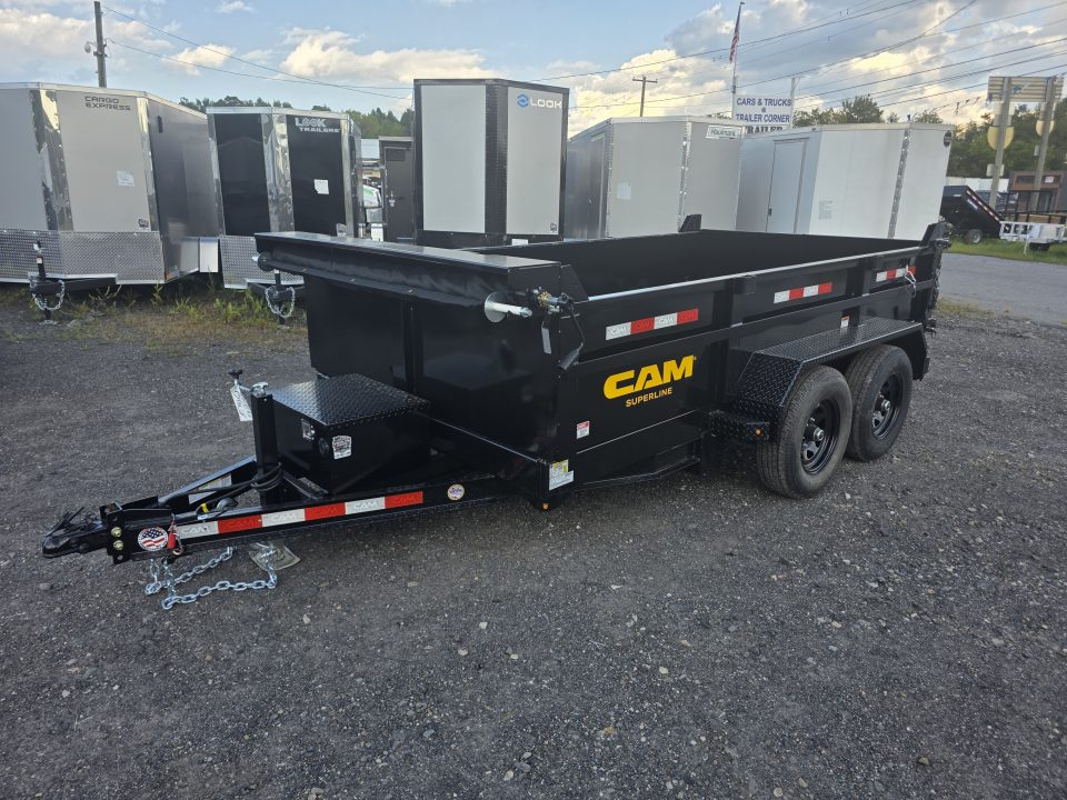 New 2027 Cam Superline 6X12 11.1K - RAMPS Dump Trailer