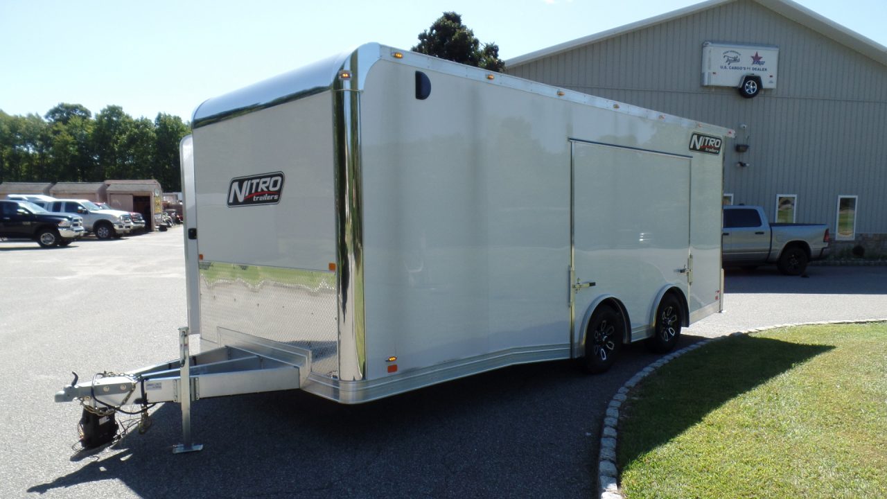 New 2027 Nitro Cast Front Corner Model 8.5X20, 9,990 GVWR Car / Racing Trailer