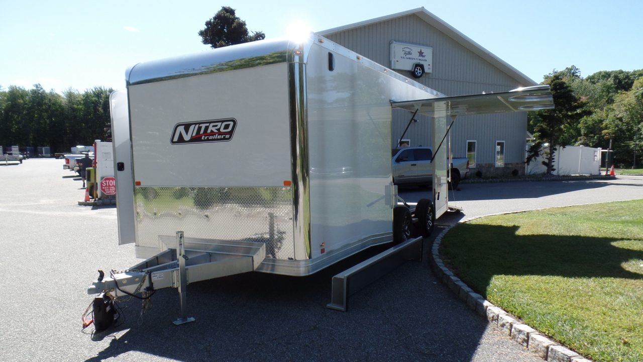 New 2027 Nitro Cast Front Corner Model 8.5X20, 9,990 GVWR Car / Racing Trailer