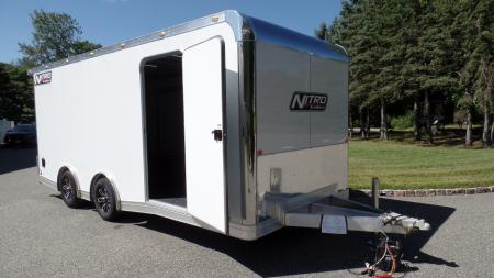 New 2027 Nitro Cast Front Corner Model 8.5X20, 9,990 GVWR Car / Racing Trailer