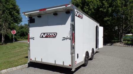 New 2027 Nitro Cast Front Corner Model 8.5X20, 9,990 GVWR Car / Racing Trailer