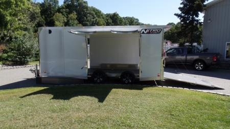 New 2027 Nitro Cast Front Corner Model 8.5X20, 9,990 GVWR Car / Racing Trailer