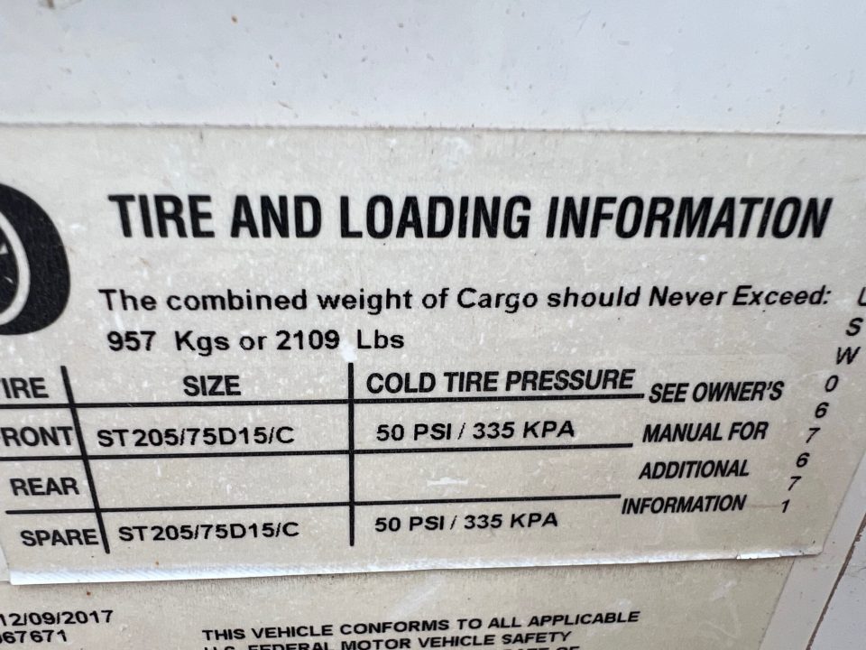 Used 2018 US Cargo 5 x 8 Enclosed Cargo / Enclosed Trailer