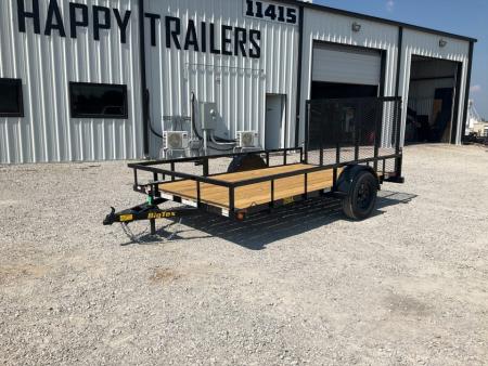 New 2027 Big Tex 77 x12' BP Single Axle Utility Trailer – 35SA