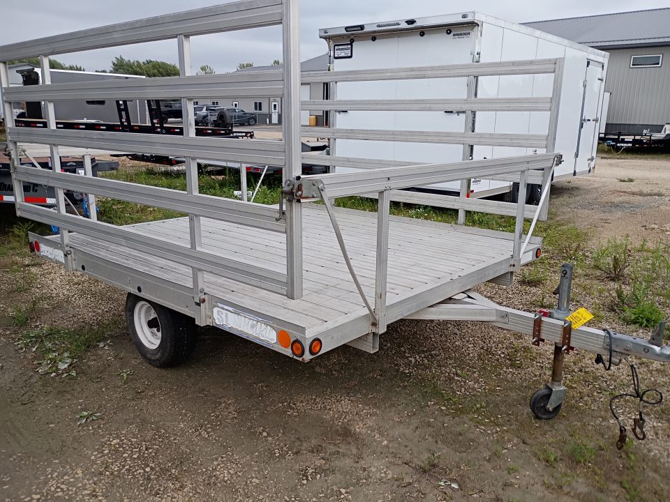 Used 2015 Newman ALUMINUM DECKOVER Utility Trailer