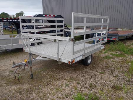Used 2015 Newman ALUMINUM DECKOVER Utility Trailer