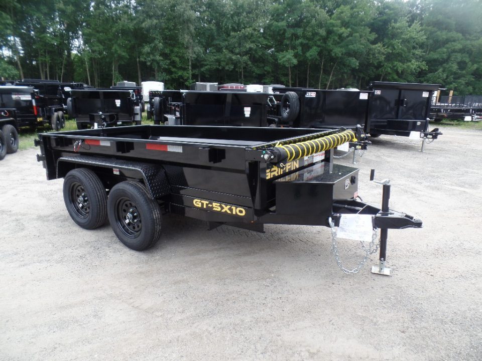 New 2027 Griffin Trailers 5X10 Tandem Axle 7,000 lb. GVWR Dump Trailer
