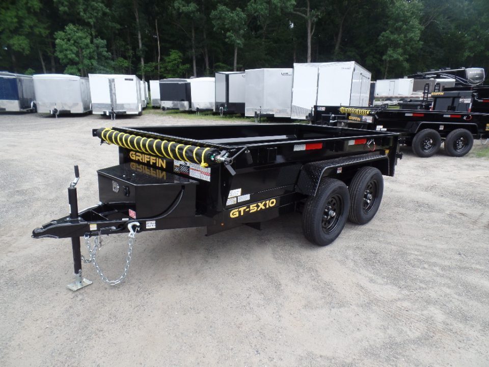 New 2027 Griffin Trailers 5X10 Tandem Axle 7,000 lb. GVWR Dump Trailer