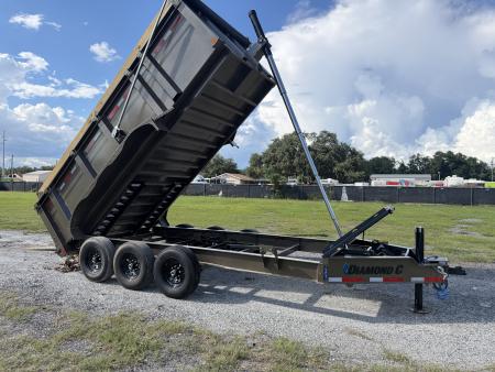 New 2027 Diamond C LPT307 PACESETTER 16X82 ABS BRAKES;7 GAUGE 44” TALL SIDES AND FLOOR; 5 STAGE TELESCOPIC LIFT; HYDRAULIC 20K JACK