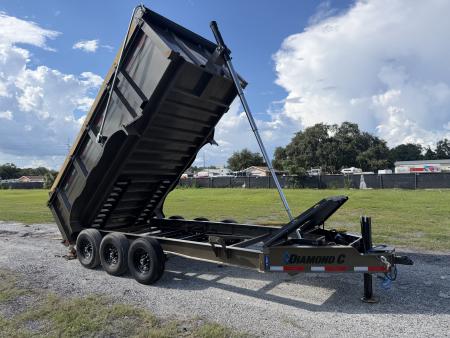New 2027 Diamond C LPT307 PACESETTER 16X82 ABS BRAKES;7 GAUGE 44” TALL SIDES AND FLOOR; 5 STAGE TELESCOPIC LIFT; HYDRAULIC 20K JACK