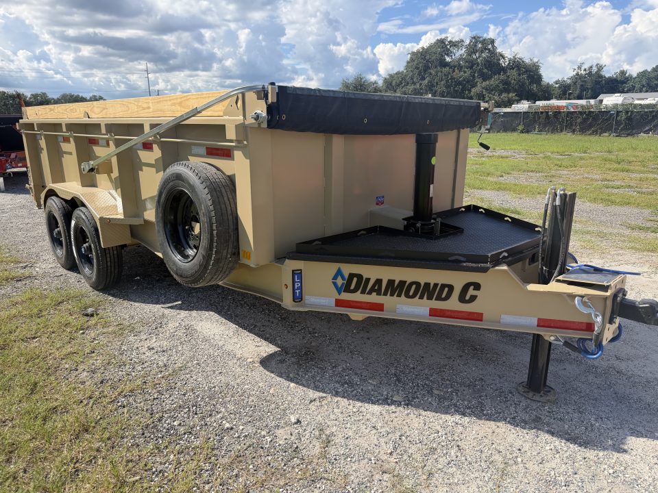 New 2027 Diamond C LPT210 Dump Trailer;ABS BRAKES; WIRELESS REMOTE ; 32” SIDES; 7 GAUGE WALLS AND FLOOR; PACESETTER EDITION; HYDRAULIC JACK