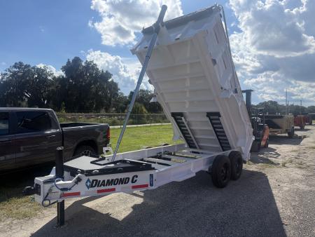 New 2027 Diamond C LPT208 Dump Trailer; 14X81; ABS BRAKES; 32’ TALL SIDES;WIRELESS REMOTE;SOLAR CHARGER; HYDRAULIC JACK; 18 PLY TIRES