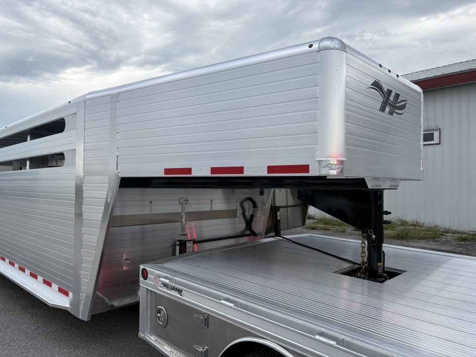 New 2027 Hillsboro Endura 7.5 x 32ft Livestock Trailer Triple 8k axles