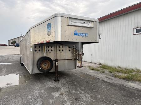 Used 2025 Merritt 32ft Cattle Livestock Trailer