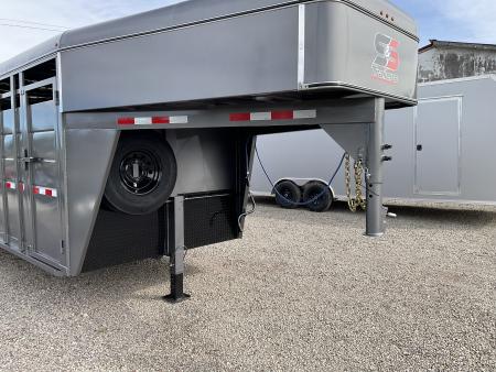 New 2027 S&S Manufacturing 24FT GN LIVESTOCK Stock / Stock Combo Trailer