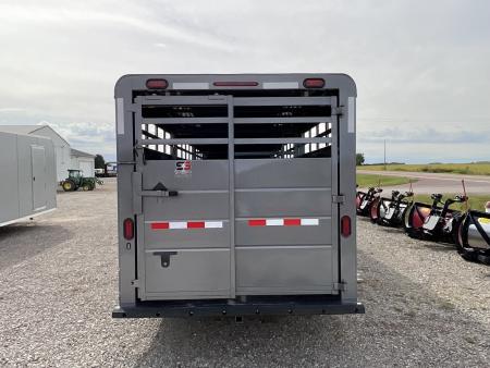 New 2027 S&S Manufacturing 24FT GN LIVESTOCK Stock / Stock Combo Trailer