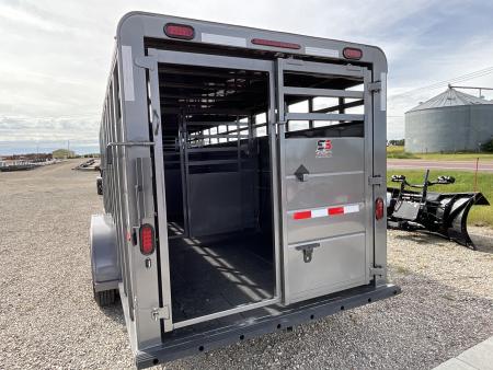 New 2027 S&S Manufacturing 24FT GN LIVESTOCK Stock / Stock Combo Trailer