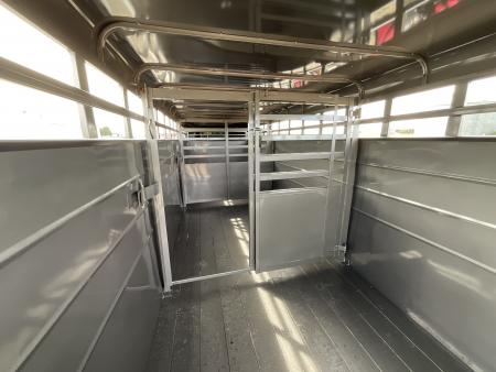 New 2027 S&S Manufacturing 24FT GN LIVESTOCK Stock / Stock Combo Trailer