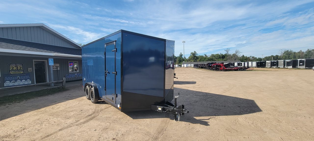 New 2027 US Cargo 7.5X16 INDIGO BLUE UTV 7K Cargo / Enclosed Trailer
