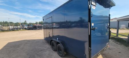 New 2027 US Cargo 7.5X16 INDIGO BLUE UTV 7K Cargo / Enclosed Trailer