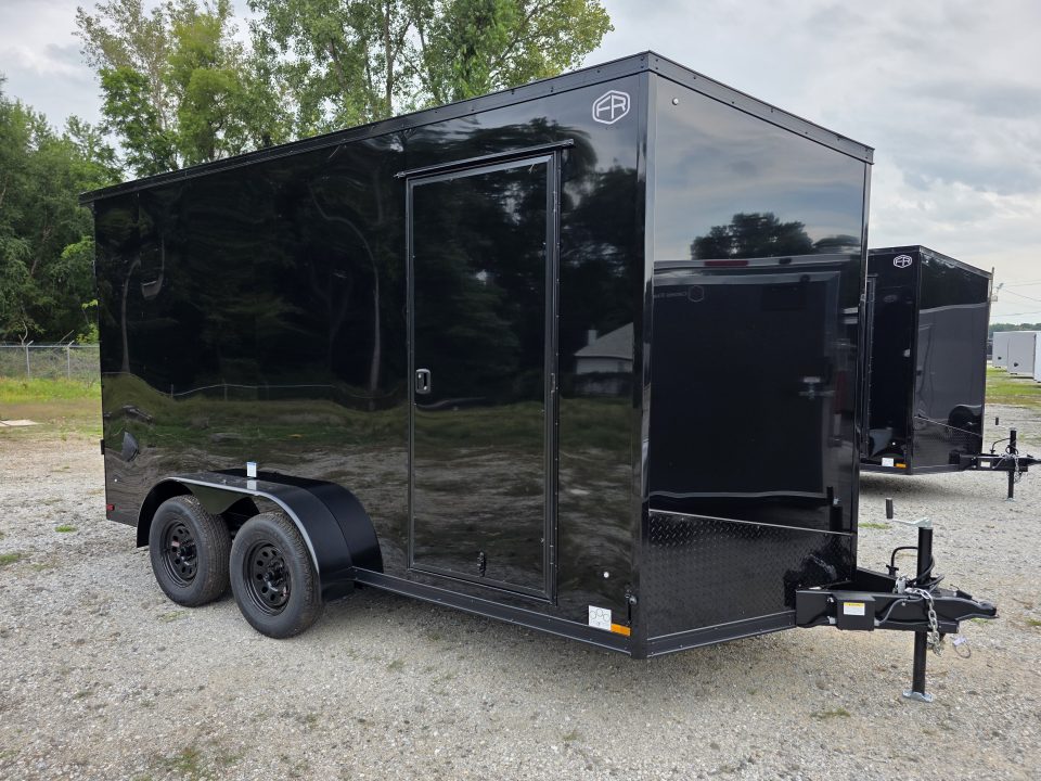 New 2027 US Cargo 7X14 TANDEM AXLE 7 INSIDE 80" TALL RAMP DOOR 080 POLYCORE BLACKOUT SCREWLESS Cargo / Enclosed Trailer