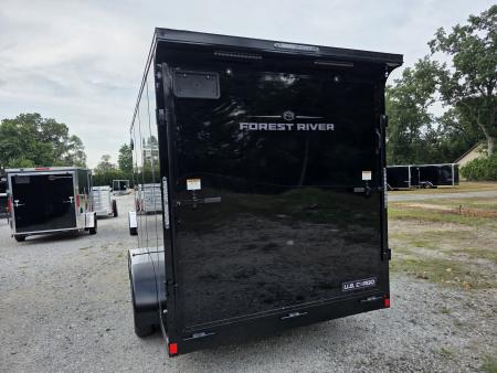 New 2027 US Cargo 7X14 TANDEM AXLE 7 INSIDE 80" TALL RAMP DOOR 080 POLYCORE BLACKOUT SCREWLESS Cargo / Enclosed Trailer