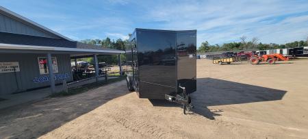 New 2026 US Cargo 7.5X16 7K 7' TALL BLACK BLACK OUT UTV Cargo / Enclosed Trailer
