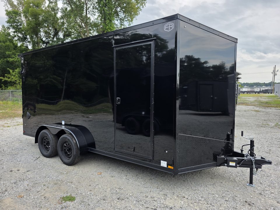 New 2027 US Cargo 7X16 TANDEM AXLE 7 INSIDE 80" TALL RAMP DOOR 080 POLYCORE BLACKOUT SCREWLESS Cargo / Enclosed Trailer