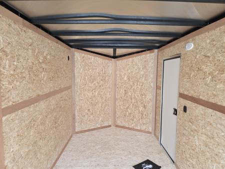 New 2027 US Cargo 7X16 TANDEM AXLE 7 INSIDE 80" TALL RAMP DOOR 080 POLYCORE BLACKOUT SCREWLESS Cargo / Enclosed Trailer