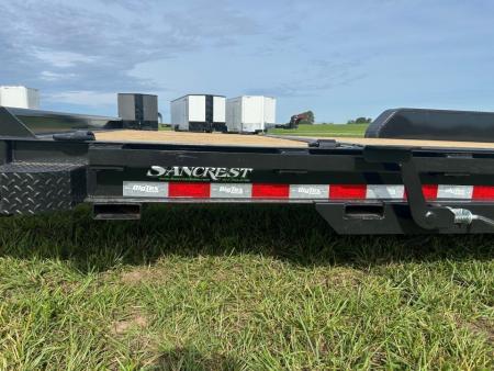 New 2027 Big Tex 83x20 Tandem 15.4K I-Beam Gravity Tilt w/ 4' Stationary, Toolbox, & Fork Holders