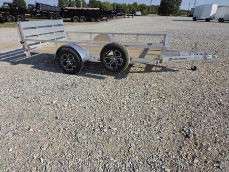 New 2027 Load Trail 77X12 SINGLE AXLE ALUMINUM UTILITY W/BI-FOLD GATE & SPARE