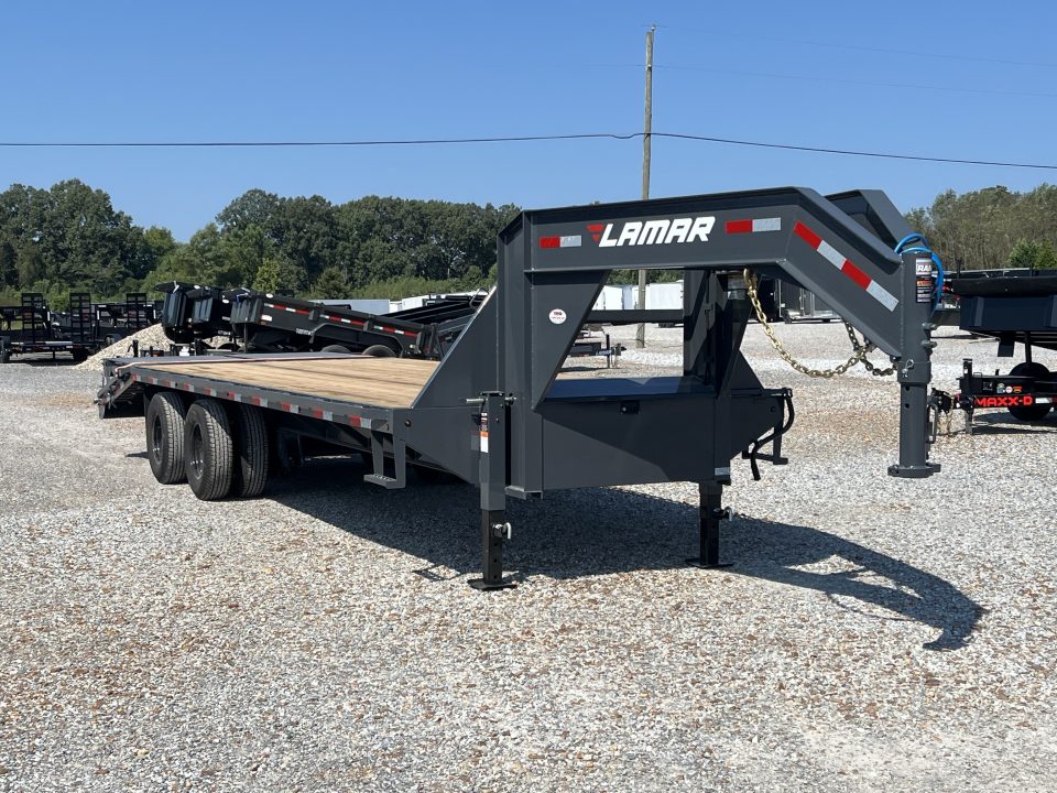 New 2027 Lamar Gooseneck Trailer | 102" x 25' | 20K GVWR