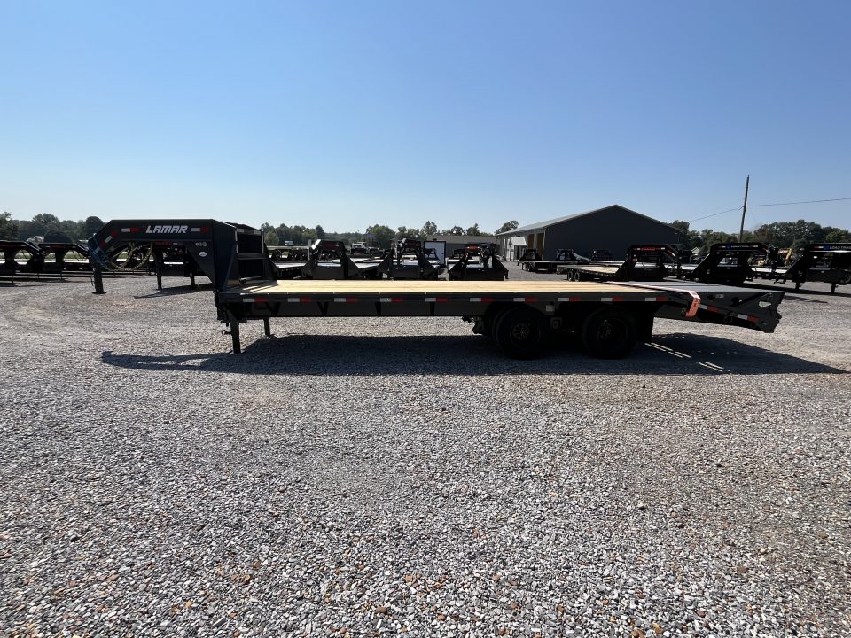 New 2027 Lamar Gooseneck Trailer | 102" x 25' | 20K GVWR