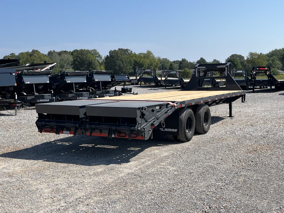 New 2027 Lamar Gooseneck Trailer | 102" x 25' | 20K GVWR