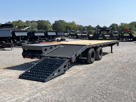 New 2027 Lamar Gooseneck Trailer | 102" x 25' | 20K GVWR