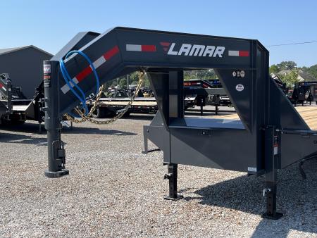 New 2027 Lamar Gooseneck Trailer | 102" x 25' | 20K GVWR