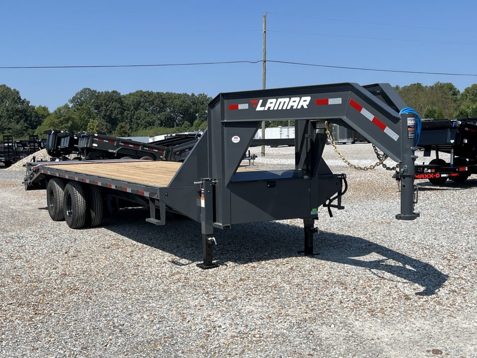 New 2027 Lamar Gooseneck Trailer | 102" x 25' | 20K GVWR