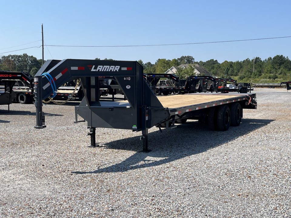 New 2027 Lamar Gooseneck Trailer | 102" x 25' | 20K GVWR