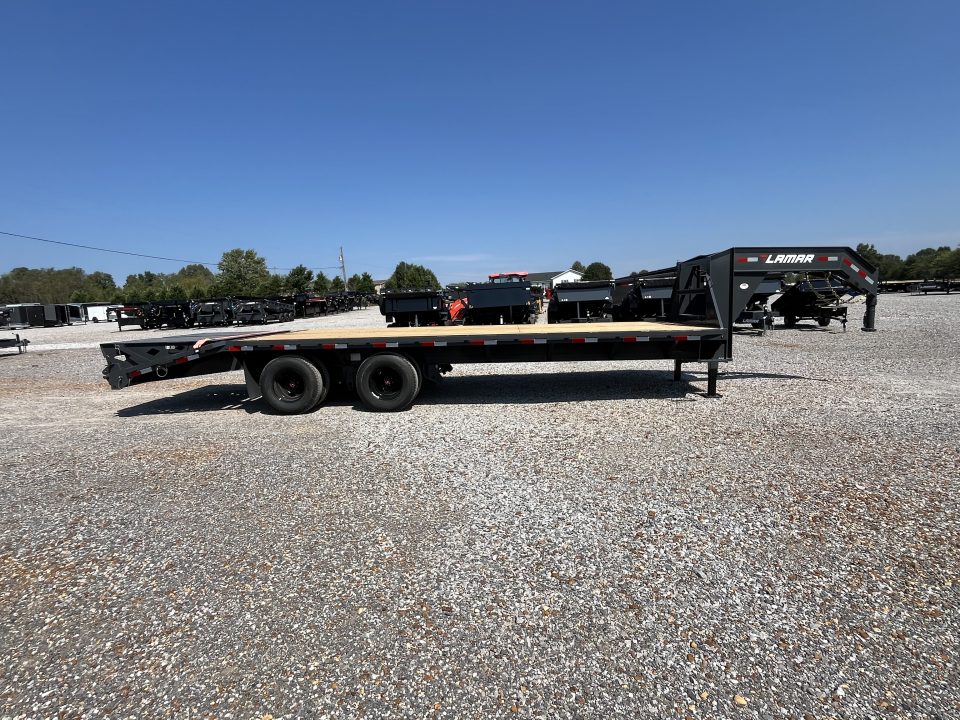 New 2027 Lamar Gooseneck Trailer | 102" x 25' | 20K GVWR