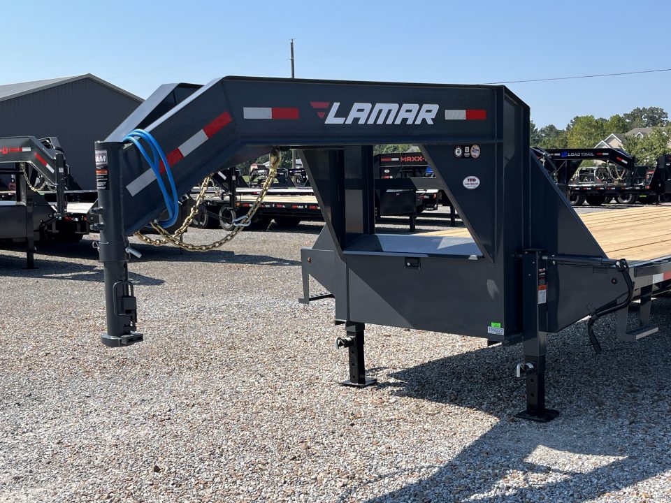 New 2027 Lamar Gooseneck Trailer | 102" x 25' | 20K GVWR